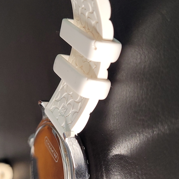 Coach Accessories Coach Watch White Rubber Band Poshmark